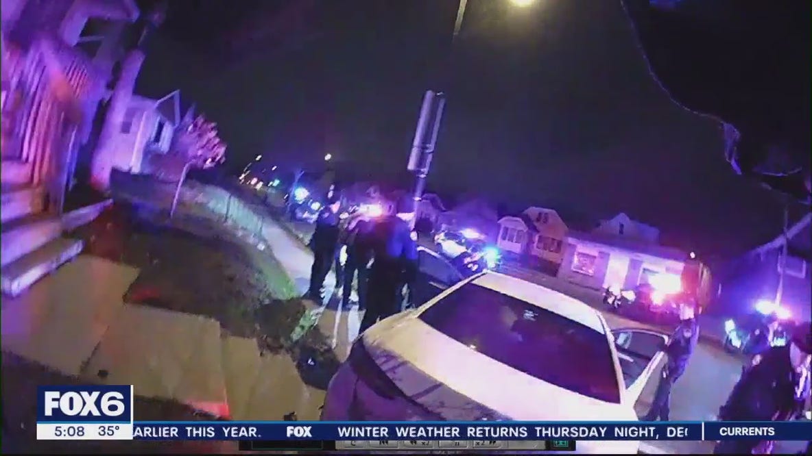 Greenfield police chase; 2 arrested after crash, dashcam released